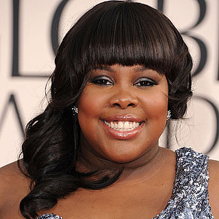 Amber Riley at 2011 Golden Globes