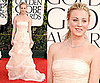 Kaley Cuoco at 2011 Golden Globe Awards