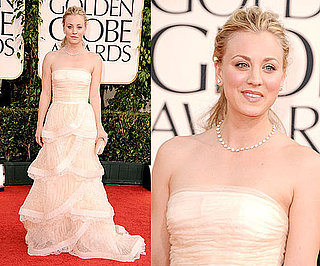 Kaley Cuoco at 2011 Golden Globe Awards