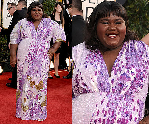 Gabourey Sidibe at 2011 Golden Globe Awards 2011-01-16 15:04:16
