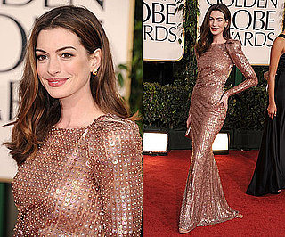 Anne Hathaway at 2011 Golden Globe Awards