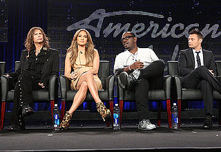 Pictures of Jennifer Lopez, Randy Jackson, Steven Tyler, and Ryan Seacrest at the American Idol TCA Panel