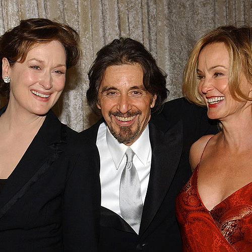 Meryl Streep, Al Pacino, and Jessica Lange partied backstage in 2004.
Meryl Streep, Al Pacino, and Jessica Lange partied backstage in 2004.