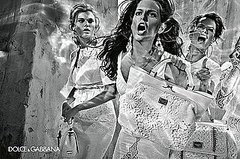 Photos of Alessandra Ambrosio, Izabel Goulart, Maryna Linchuk, and Isabeli Fontana in Dolce & Gabbana Spring 2011 Ad Campaign