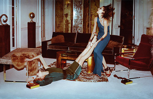 Photos of Kinga Rajzak, Iselin Steiro in Lanvin's Spring 2011 Ad Campaign
