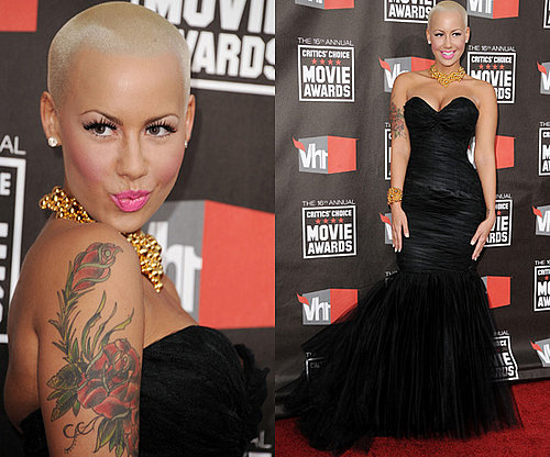 Amber Rose at 2011 Critics' Choice Awards