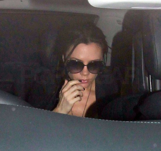 Pregnant Victoria Beckham Goes About Her Business Pregnant Victoria Beckham Goes About Her Business