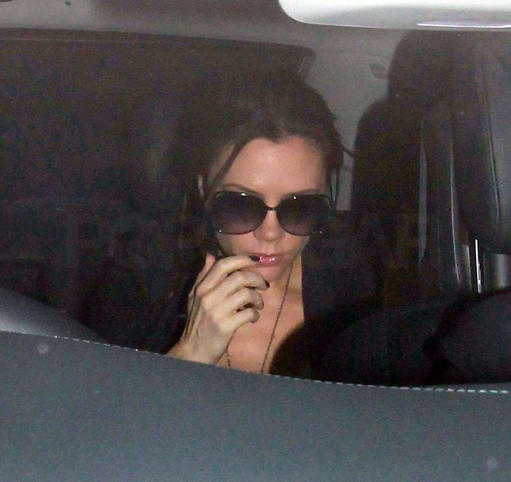 Pregnant Victoria Beckham Goes About Her Business Pregnant Victoria Beckham Goes About Her Business