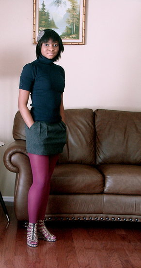 Mulberry Tights and Cheetah