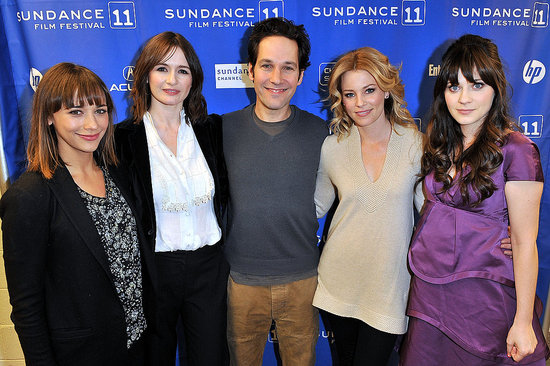 Zooey, Rashida, Elizabeth, and Emily Celebrate Their Idiot Brother Paul Rudd Zooey, Rashida, Elizabeth, and Emily Celebrate Their Idiot Brother Paul Rudd