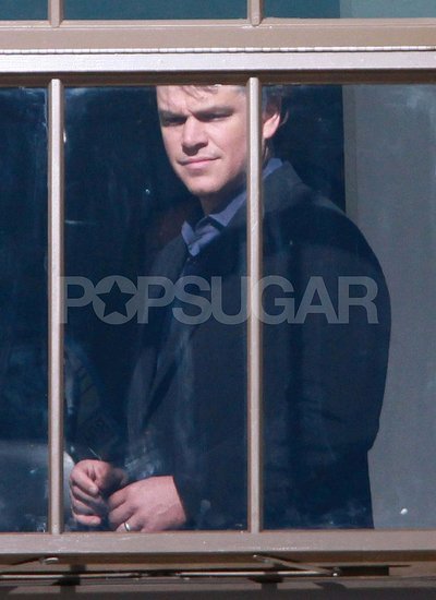 Matt Damon Goes From the Golden Globes to the Set of His New Movie Matt Damon Goes From the Golden Globes to the Set of His New Movie