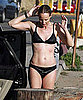 Pictures of Helen Hunt Showing Off Her Bikini Body During a Day of Surfing in Malibu