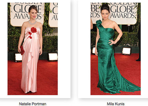 Red Carpet Pictures From the 2011 Golden Globes