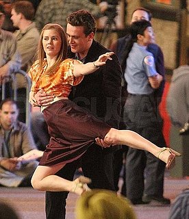 Pictures of Jason Segel and Amy Adams on the Muppets Set in LA