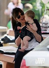 Pictures of Tiffani Thiessen at the Park With Daughter Harper and Husband Brady Smith Pictures of Tiffani Thiessen at the Park With Daughter Harper and Husband Brady Smith