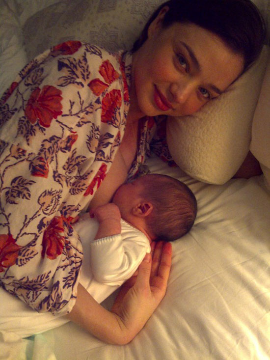 First Picture of Miranda Kerr and Orlando Bloom's Son Flynn First Picture of Miranda Kerr and Orlando Bloom's Son Flynn