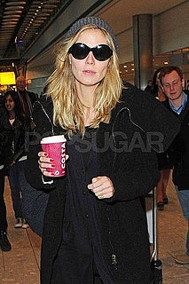 Pictures of Heidi Klum Touching Down at Heathrow