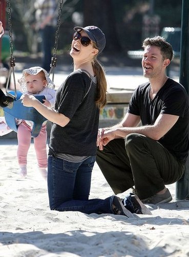Pictures of Amy Adams and Darren Le Gallo With Baby Aviana