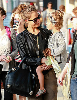 Pictures of Jessica Alba Getting Cupcakes With Daughter Honor Warren