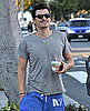 Pictures of New Dad Orlando Bloom Grabbing Coffee After the Birth of His Son Flynn