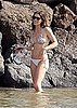 Pictures of Jessica Biel Wearing White Bikini in LA