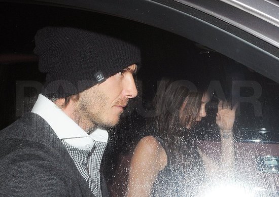 David and Pregnant Victoria Hit Nobu For a Date Night! David and Pregnant Victoria Hit Nobu For a Date Night!