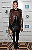 Olivia Palermo Wearing a Leather Skirt and Jacket