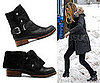 Gisele Bundchen Wearing Matt Bernson Buckle Boots in Boston