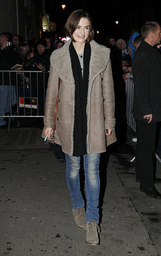 Pictures of Keira Knightley and Elisabeth Moss After Performing in The Children's Hour in London