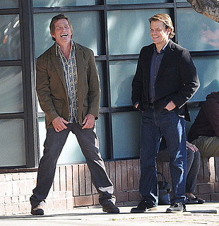 Pictures of Matt Damon with Thomas Haden Church On Set of We Bought A Zoo