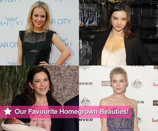 Some of Our Favourite Australian Beauties Including Miranda Kerr, Princess Mary, Jennifer Hawkins