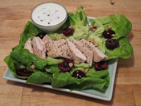 Chicken Salad With Goat Cheese Dressing
