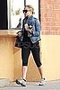 Pictures of Nicole Richie Wearing a Jean Jacket to the Gym in LA