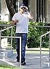 Pictures of Leonardo DiCaprio Leaving an Office Building in LA