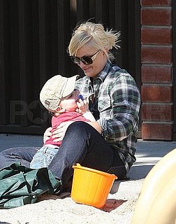 Pictures of Amy Poehler With Son Archie Arnett Playing in LA