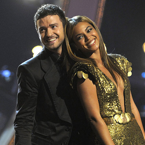 Beyoncé leaned on Justin Timberlake during their September 2008 Fashion Rocks performance at NYC's Radio City Music Hall.
Beyoncé leaned on Justin Timberlake during their September 2008 Fashion Rocks performance at NYC's Radio City Music Hall.