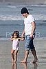 Pictures of Matt Damon With Isabella at the Beach in LA