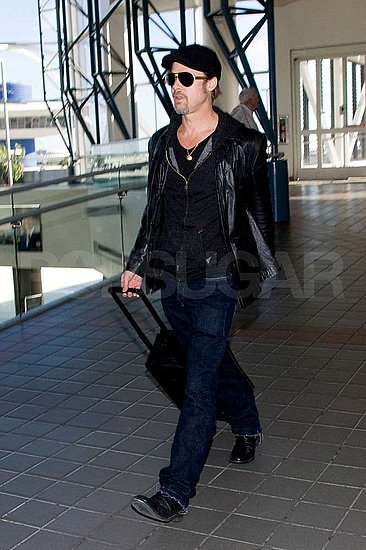 Brad Pitt Takes His Sexy Self Out of Town Brad Pitt Takes His Sexy Self Out of Town