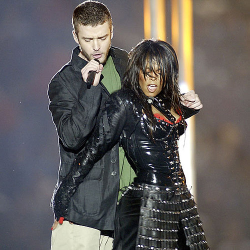 Janet Jackson and Justin Timberlake performed in February 2004 during the Super Bowl half-time show in Houston, TX.
Janet Jackson and Justin Timberlake performed in February 2004 during the Super Bowl half-time show in Houston, TX.