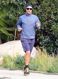 Pictures of Matthew McConaughey Going For a Run in Malibu