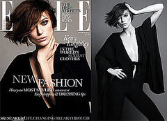 Pictures of Keira Knightley in March 2011 Elle Magazine