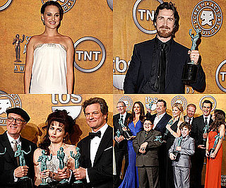 Pictures of The King's Speech Stars, Natalie Portman, the Cast of Modern Family in the 2011 SAG Awards Press Room