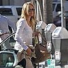Pictures of Cameron Diaz at a LA Salon
