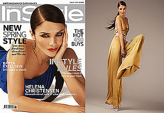 Pictures of Helena Christensen in InStyle March 2011