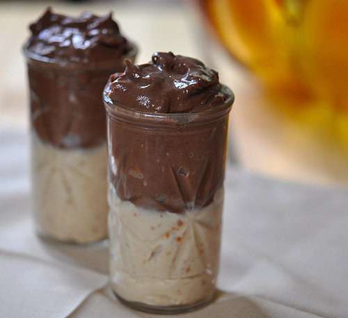 Peanut Butter and Chocolate Puddings Peanut Butter and Chocolate Puddings