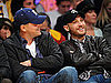 Pictures of Inception Costars Tom Hardy and Leonardo DiCaprio at Lakers Game Feb 2011