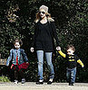Pictures of Nicole Richie, Harlow, and Sparrow Madden in LA