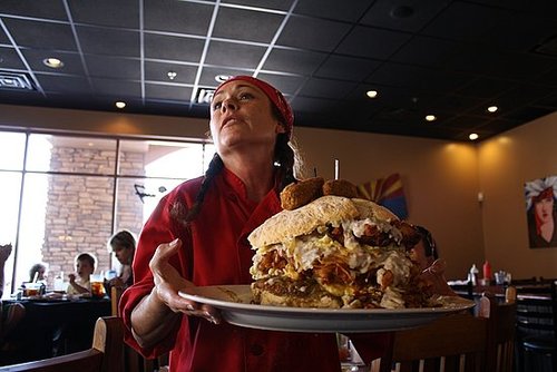 The Famous Suicide Stack at Heart & Soul Cafe in Cave Creek, AZ