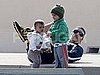 Pictures of Matthew McConaughey Showing Levi and Vida Workout Moves