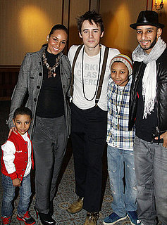 Pictures of Zac Efron and Alicia Keys With Swizz Beatz and Kids at Spider-Man on Broadway